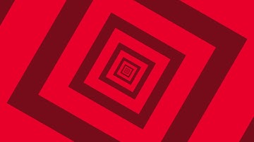 Royalty Free Template Red Square Tunnel Background Loop Animation