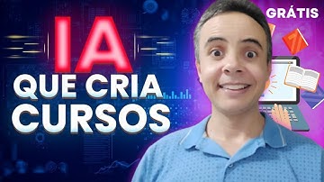 IA QUE CRIAR CURSOS | COMO CRIAR CURSOS COM IA | INTELIGENCIA ARTIFICIAL PARA CRIAR CURSOS GRATIS