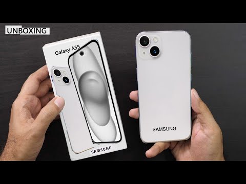 Samsung Galaxy A55 5G ホワイトおまけつき Samsung Galaxy A55 Unboxing and First Impressions - Pokde.Net
