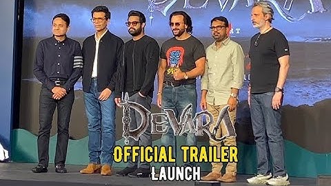 Devara - Part 1 Trailer Launch Live | Jr NTR, Saif Ali Khan, Koratala Siva & Karan Johar -With Media