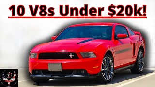 10 American V8 Cars Under 20K - 2024