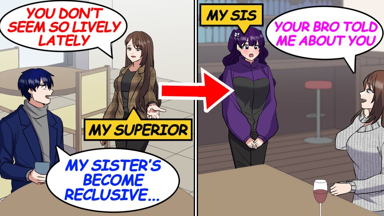 My sis couldn't find a job and became a recluse. I talked to my beautiful senior about it... [Manga]