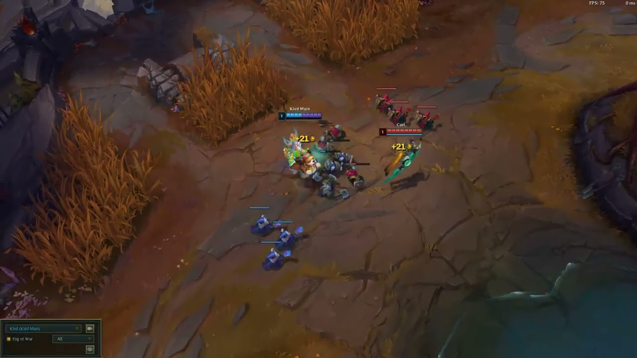 Grasp Kled vs Camille Level 1