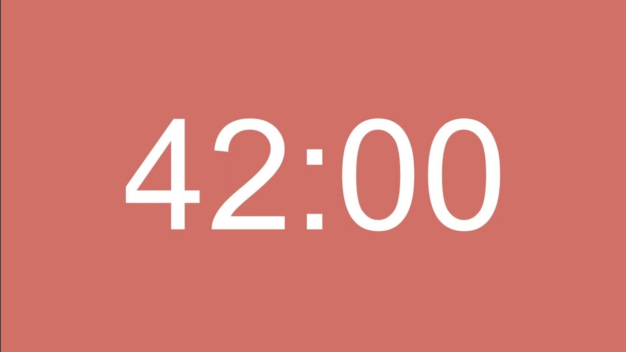 42 Minute Timer