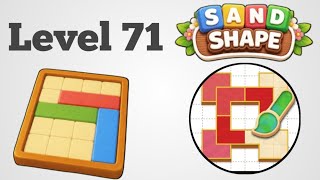 Sand Shape Level 71 Solution Walkthrough 