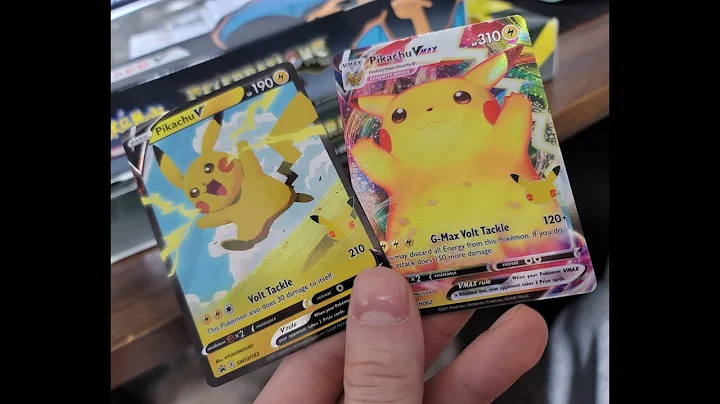 öppnar en tjock Pikachu-box och samlar klassiska kort