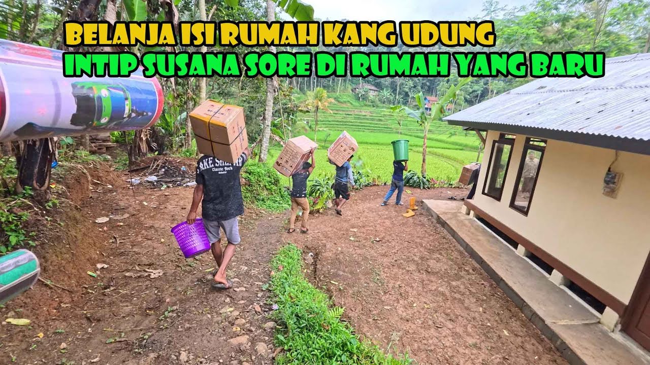 Yuk Kepoin Apa Saja Belanja Isi Rumah Kang Udung..Intip Juga Suasana Sore Di Rumah Yang Baru.