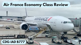 Air France CDG-IAD B777 Economy | Trip Report