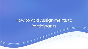 How to Add Assignments to Participants with methinks