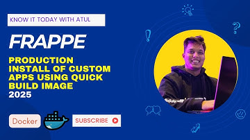 Frappe Docker Custom Apps Installation using Quick Build Image | 2025