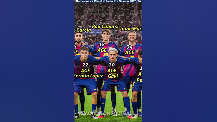 FC Barcelona 3 - 1 Vissel Kobe Won In Pre Season Club Friendly 2025/2026 😍 Barcelona Players Age 🔥
