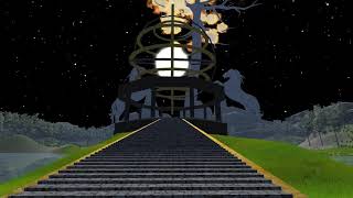 3D scene(Unity), Midway Temple, Student Project