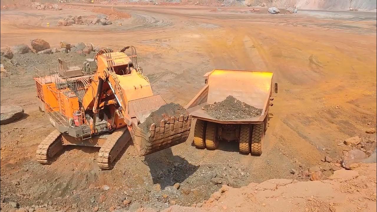 ShovelDumper loading process//NMDC BAILADILA //Iron ore mines YouTube