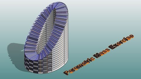 Everyday Revit (Day 427) - Parametric Mass Exercise