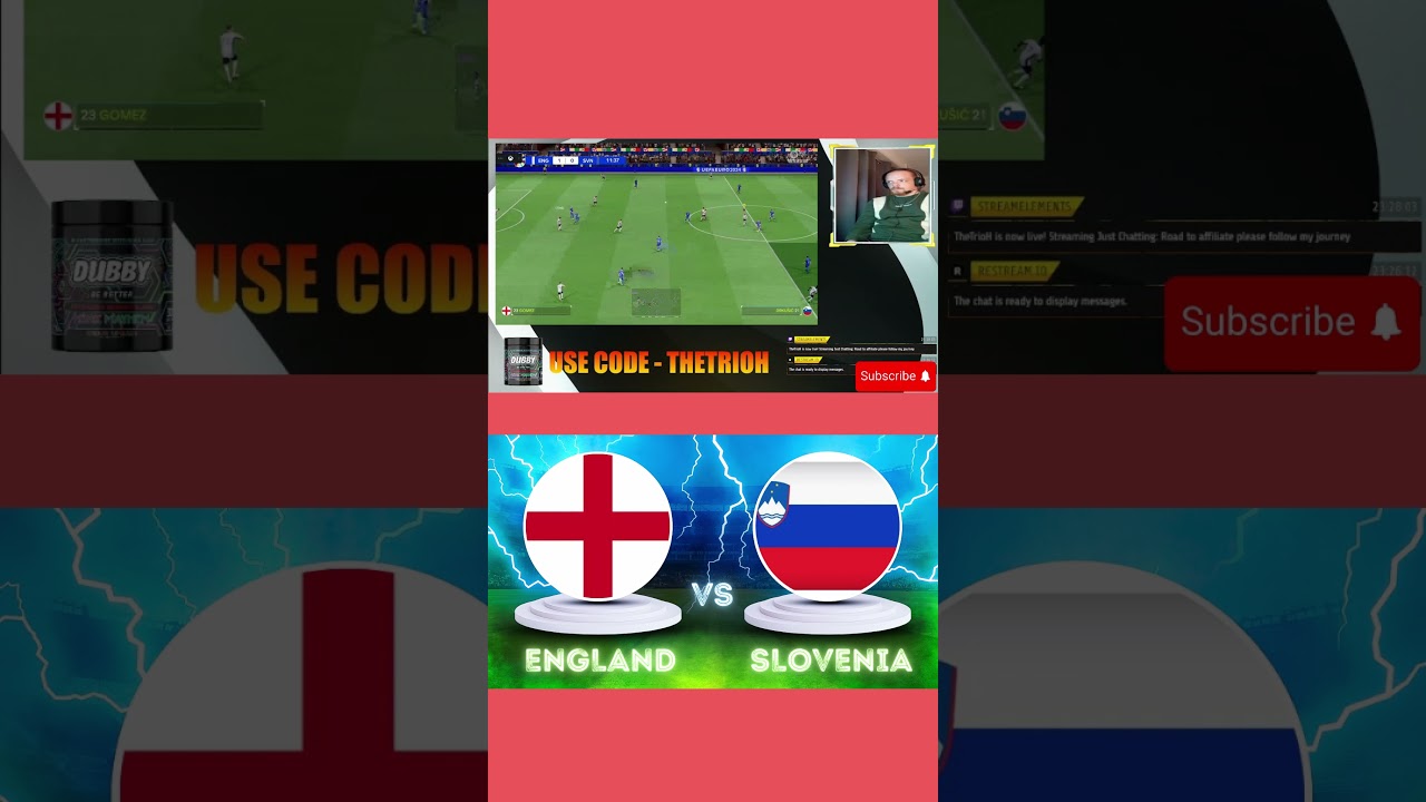 england vs solvenia part9 