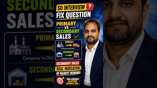SO Interview Questions FMCG 🔥 | Primary vs Secondary Sales Difference | FMCG Adda