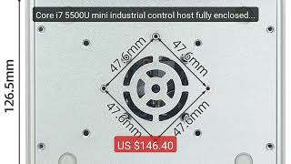 Core i7 5500U mini industrial control host fully enclosed dustproof... — Top Rated 2026 | Buy Now!