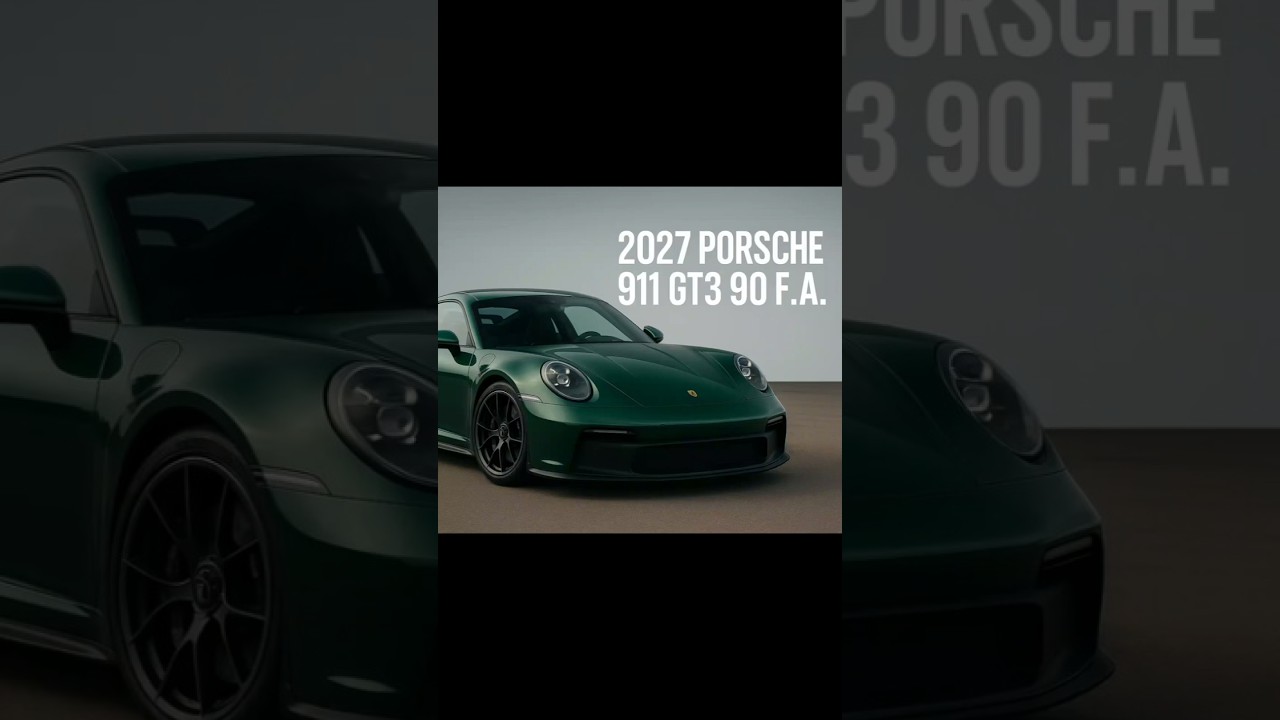 2027 Porsche 911 GT3 90 F.A. Porsche – A Limited-Edition Icon Built for Pure Drivers 