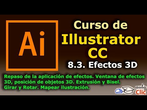Curso de Illustrator CC. 8.3. Efectos 3D
