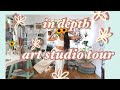 In Depth LAST Art Studio Tour!