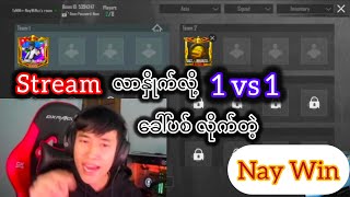 တကယ်လောင်သွားတာ#tsmmnaywin#1vs1#pubgmobile 