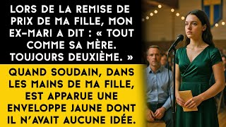 Mon ex-mari est venu humilier notre fille… mais il ne savait rien de l’enveloppe jaune