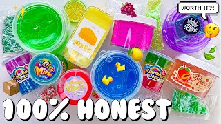 Amazon Slime Review 📦 New clear slimes & more! Rating them out of 5 stars ⭐️