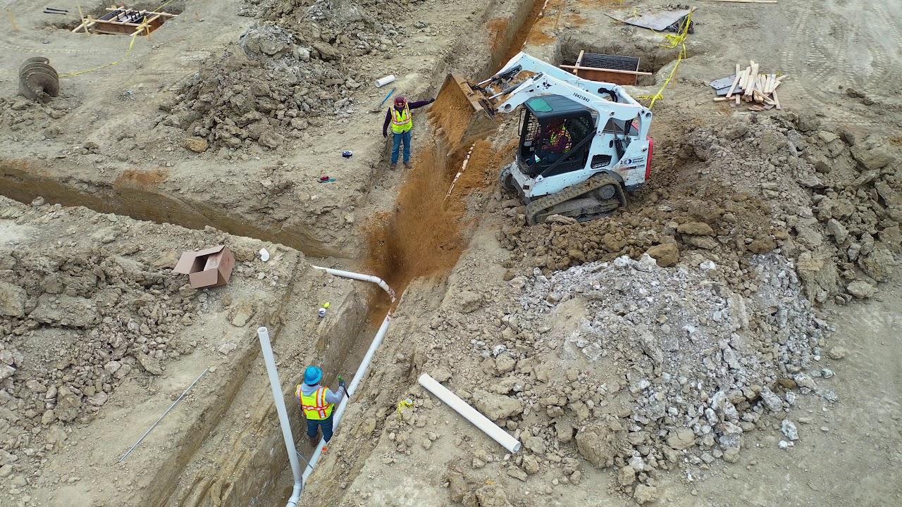 Dallas Plumbing Contractor working on sanitary underground