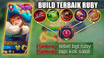 Build Ruby Paling Mengerikan! Musuh Dibuat Kena Mental Ruby Ga Mati2 Dikeroyok - Ruby Mobile Legends