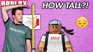 How Tall Is A Roblox Character Youtube - roblox tall character