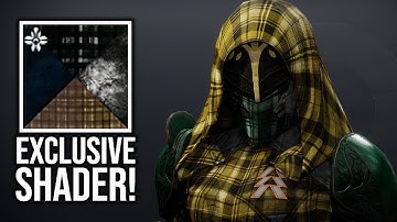 How To Get This EXCLUSIVE NEW Shader! Unique Plaid Effect! - Season of the Witch