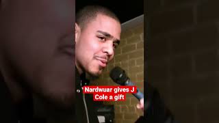 Nardwuar gives J Cole another gift #music #rap #nardwuar #interview #rapper #jcole #gift #shorts