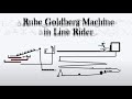 Rube goldberg machine in line rider clickbait