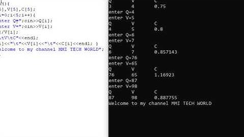 Calculate c=a+b and Capacitance Array|C++ Programing| Lecture24||@Borland|Urdu/Hindi||MMI TECH WORLD