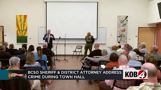 Bernalillo County Sheriff and DA address South Valley crime in town hall
