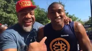 Shannon Briggs meets Metta World Peace, Cam'ron and Jadakiss in NYC