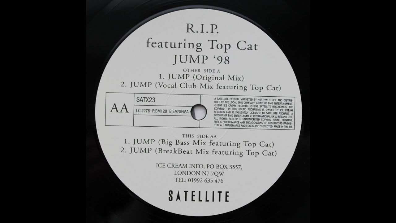 R.I.P. Featuring Top Cat ‎- Jump '98 (Vocal Club Mix Featuring Top