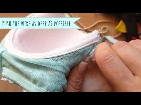 THE BEST WAY TO FIX YOUR BRA WIRE - DIY PROJECT