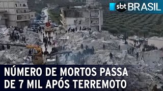Número De Mortos Pa De 7 Mil Na Turquia E Na Síria Após Terremoto Sbt Brasil 070223