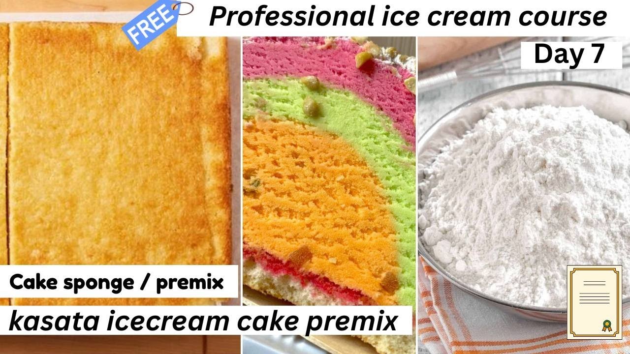 Day 7 | Professional Ice Cream Course 🍨 Casata Ice Cream Premix Recipe