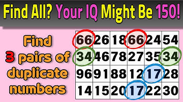 Find the same numbers 985-992