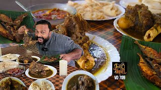വയനാടൻ പോത്തിൻ കാലും ഉണ്ണിയപ്പവും | Buffalo Leg + Unniyappam in Wayanad Moorikkaappu Homely Food