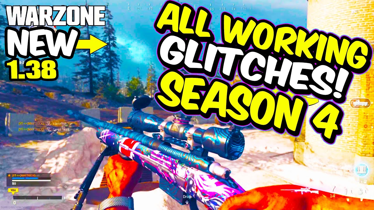 ALL Working GLITCHES WARZONE SEASON 4 All SOLO Glitches After Patch 1.38