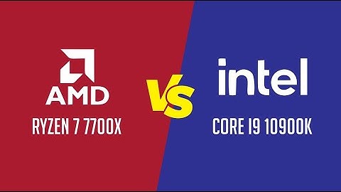 AMD Ryzen 7 7700X vs Intel Core i9 10900K - Apps and games benchmark