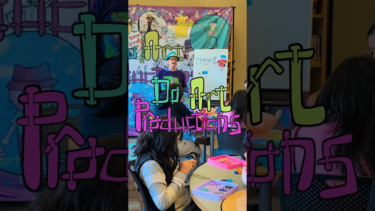 Бисероплетение в Калифорнии — Карен обучает искусству бисероплетения 