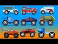 Monster Trucks | Street Vehicles By Kids Rhymes