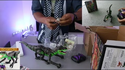 Unboxing and Setting Up the Dinosaur Remote Control Dinosaur T Rex Toy