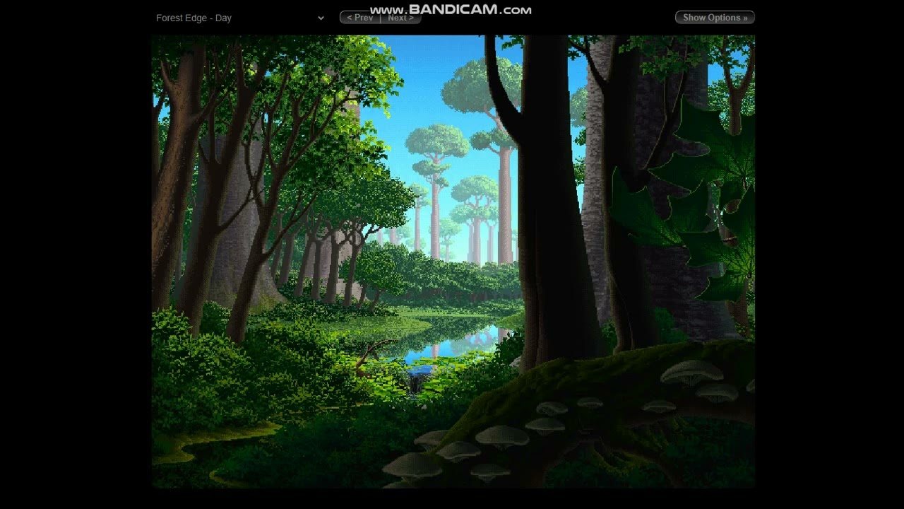 the house is close  8 bit Palette Color Cycling