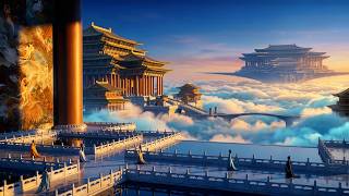 Heavenly Palaces Above the Clouds | A Journey Into a Mythical Eastern Realm