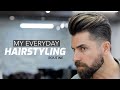 MY everyday hairstyling routine - Men´s hairstyling